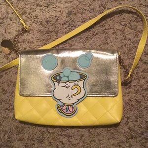 Disney Bright Yellow Chip W/ Bubbles Purse